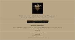 Desktop Screenshot of oaksdevco.com